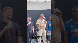 MrBeast  Logan paul and Ksi in India 🇮🇳😱 MrBeast loganpaulvlogs ksimrbeastloganpaulksi [upl. by Odrarebe]