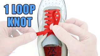 Two Loop Shoelace Knot – Professor Shoelace [upl. by Duggan]