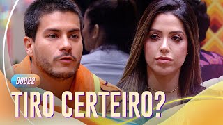 ARTHUR AGUIAR INDICA LAÍS E ELA É ELIMINADA COM ALTA PORCENTAGEM 💣  BBB 22 [upl. by Notgnihsaw]