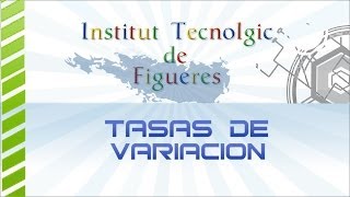 Como resolver un problema de tasas de variación  ITFigueres [upl. by Haim148]