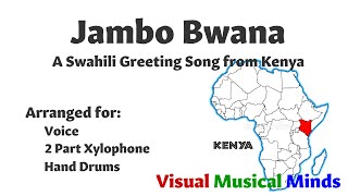 Jambo Bwana A Swahili Greeting Song [upl. by Nnylsor]