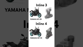 Inline 3 vs Inline 4 Sound amp Engine Animation 😰🔥  yamaha yamahar15 mt07 mt09 sound inline [upl. by Eelyma]