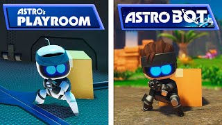 Astros Playroom VS Astro Bot  Videogame Cameos Comparison  Analista De Bits [upl. by Nerdna]