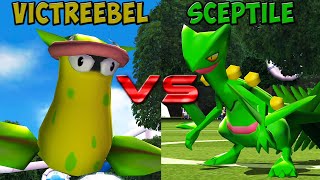 Pokemon battle revolution  Victreebel vs Sceptile [upl. by Nauquf366]