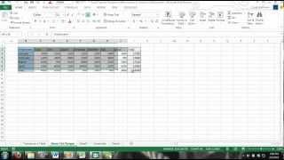 Excel Tutorial How to Transpose a Table in Excel Change From Verticle to Horizontal 2010 2013 [upl. by Allisirp]