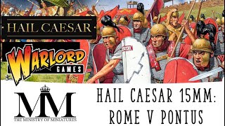 Hail Caesar 2nd Edition Rome vs Pontus Mithridatic War warlordgames hailCaesar [upl. by Alraep171]