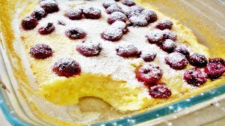 Rezept QuarkGrießAuflauf mit Kirschen  so lecker und so einfach gemacht [upl. by Eicram]