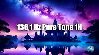 1361 Hz Pure Tone  1 Hour Heart Chakra Healing amp Deep Relaxation [upl. by Daile]