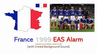 EAS Alarm YouTube  France 1999 EAS Alarm with crowd sound [upl. by Bernadene]