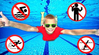 Tannerites Kids Learn Importance Of Swimming Pool Safety Rules [upl. by Ethelinda]