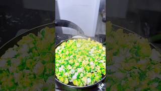 Unique Popcorn Recipe  Amazing Green Popcorn Making shorts youtubeshorts [upl. by Gaye]