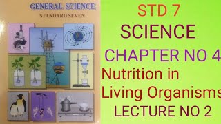 Std 7 Science chapter no4 Nutrition in Living Organisms [upl. by Abocaj487]