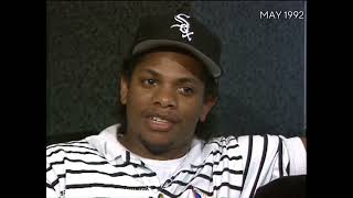 Unseen Footage EazyE Talks Fck The police Song Rodney King Beating LA Riots and FBI Letter 1992 [upl. by Achilles203]