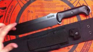 KaBar Becker BK9 knife review [upl. by Ainitsirc]