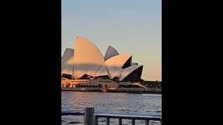 Sydney Opera House amp ferry at Sunset sydney ferry boat publictransport australia operahouse [upl. by Atelra]