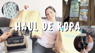 HAUL de ROPA  VLOG de COMPRAS  LEFTIES ZARA PRIMARK [upl. by Olmstead694]