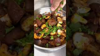 MUSHROOMS IN AIR FRYER  FRY SHIITAKE MUSHROOMS RECIPE shorts [upl. by Lotsyrk867]