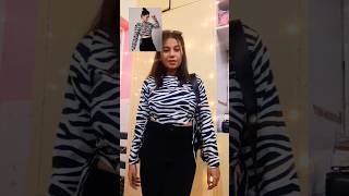 Zebra print affordable womens Top🦓 affordable flipkart womentops zebraprint review haul [upl. by Trahern]