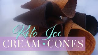 Keto Ice Cream Cones [upl. by Yurik]