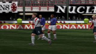 Pro Evolution Soccer 3  England vs France PCSX2 PAL [upl. by Airdnal]