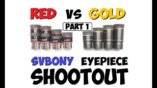 SVBony Eyepiece Review PART 1 Wide FieldOfView Eyepiece SHOOTOUT by Reflactor [upl. by Alac]