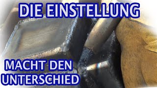 So findest Du die perfekte Einstellung zum Schweißen [upl. by Gniliem]