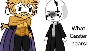 POV Asgore trying to learn Wingdings to make Gaster more comfortable [upl. by Siver35]