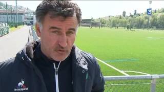 Départ de Christophe Galtier  interview du coach vert [upl. by Sirdna459]