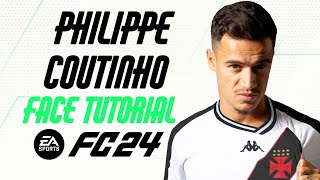 EA FC 24  PHILIPPE COUTINHO FACE TUTORIAL  STATS ALDUHAIL [upl. by Goff17]