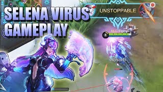 SELENAS NEW VIRUS SKIN GAMEPLAY  IS THIS SKIN WORTH BUYING [upl. by Kinghorn]