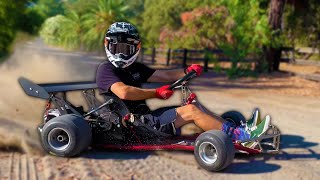 75mph Electric Go Kart ⚡️ DIY Guide  Raw Driving [upl. by Nageam]