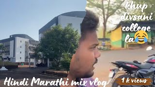 First vlog in engineering college aur sir ne popat kr Diya yt ke bare me 🥲travelblog vlog [upl. by Oniluap]