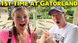 First Time At Gatorland  Full Experience With Ziplining Feeding Gators Capybaras amp More [upl. by Ignatia299]