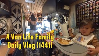 A Day in Our Family’s Van Life Vlog  Vanlife changes how we feel time 1441 [upl. by Eifos]