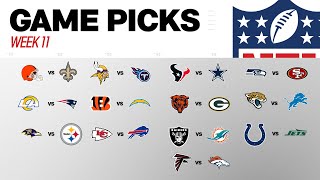 Week 11 Game Picks [upl. by Aicelef954]