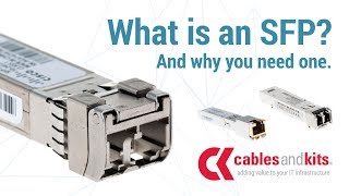 What is an SFP All things optical transceivers [upl. by Dinin]