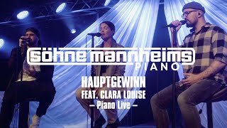 Söhne Mannheims Piano  Hauptgewinn feat Clara Louise  Piano Live Edit Official Video [upl. by Robma]