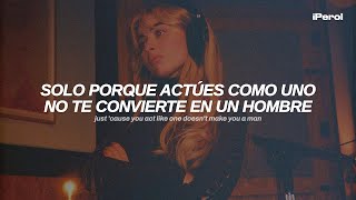 Sabrina Carpenter  Dumb amp Poetic Español  Lyrics [upl. by Corry]