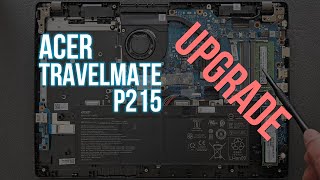 Acer TravelMate P21552 RAM and NVMe SSD Upgrade [upl. by Inalawi887]