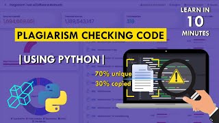 Plagiarism Checking Code Using Python  Project For Beginners [upl. by Novahc]