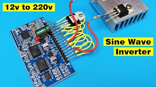 How to make a powerful Inverter 12v DC to 220v AC using egs002 Pure sine wave Inverter circuit [upl. by Roman285]