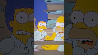 Homer drives autopilot car🤣🚗 shorts simpsons [upl. by Johansen]