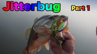 Arbogast Jitterbug Topwater Bass Fishing Evening session [upl. by Retlaw]