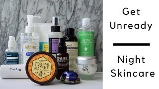 Get Unready With Me  10 Step Korean Skincare Routine [upl. by Arvin984]