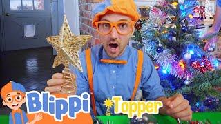 Blippis Christmas Tree Fun  Holiday Celebrations with Blippi  Moonbug Kids  Cartoons amp Toys [upl. by Pihc]