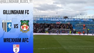 Gillingham FC Vs Wrexham AFC match day action H [upl. by Silda312]