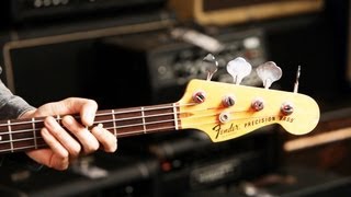 Fender Precision Bass Guitar Basics  Guitar Setup [upl. by Bushey]