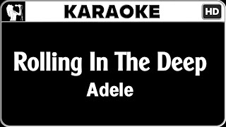 Adele  Rolling In The Deep Karaoke Version  HQ Audio [upl. by Oikim]