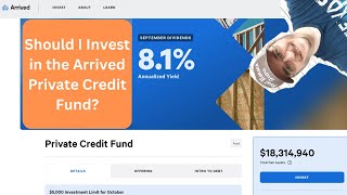 Investing in Real Estate Online  Arrived Private Credit Fund [upl. by Rebmetpes]