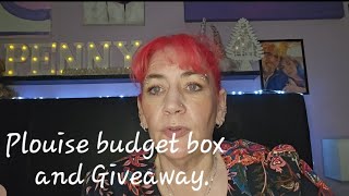 Plouise budget box and giveaway [upl. by Avilla921]